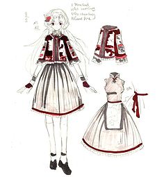 动漫角色服装设计图制作指南